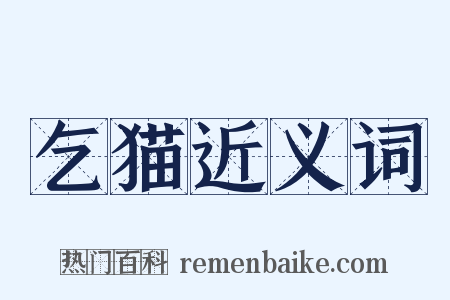 乞猫近义词是什么意思的图片